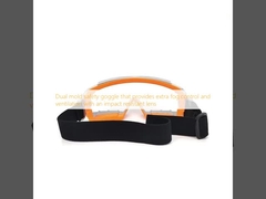 衝撃耐性レンズで,追加の霧制御と換気を提供するダブルモールド安全眼鏡