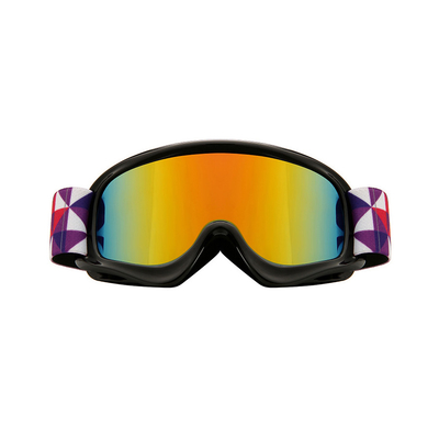 Colorful Plain Anti Fog Wind Proof Snow Ski Goggles For Kids